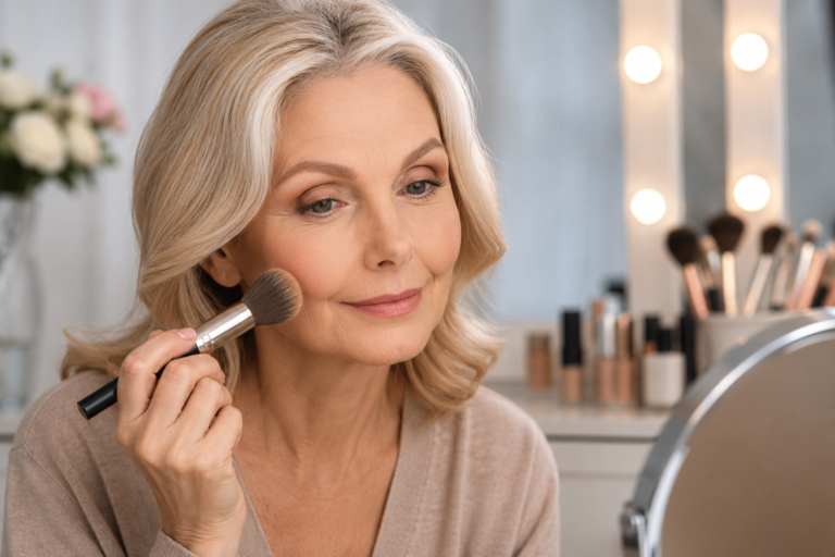 Makeup for mature skin